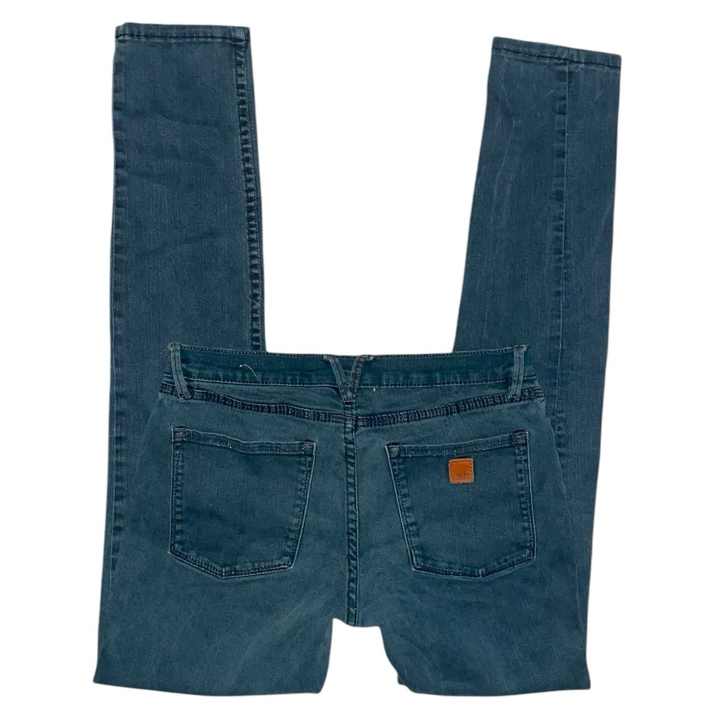 y2k roxy dark green mid waisted denim jeans pants